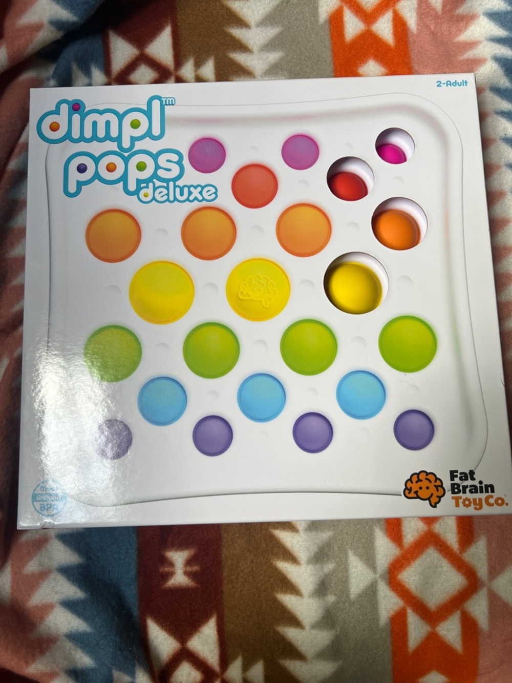 dimpl pops deluxe Kids Toy by Fat Brain Toy Co. - Rainbow Colors